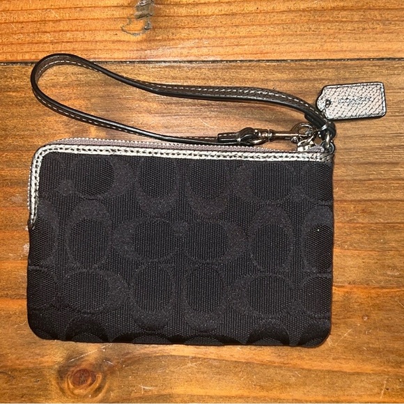 Coach Handbags - Coach Canvas Wristlet/Coin Purse